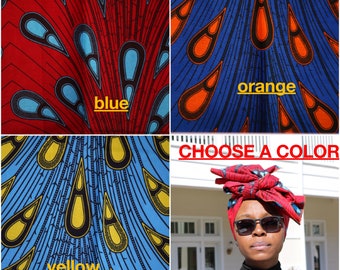 Head Wrap, African Turban, Ankara Head Wrap, Chemo HeadWrap