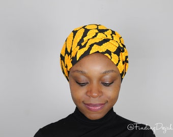 African Head Wrap, African Scarf, Ankara Head Wrap, Alopecia Headwrap, Cancer Wrap