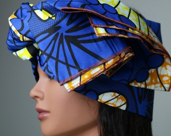 Cancer Wrap, African Head Wrap, African Turban, Ankara Head Wrap, Chemo Hair Wrap