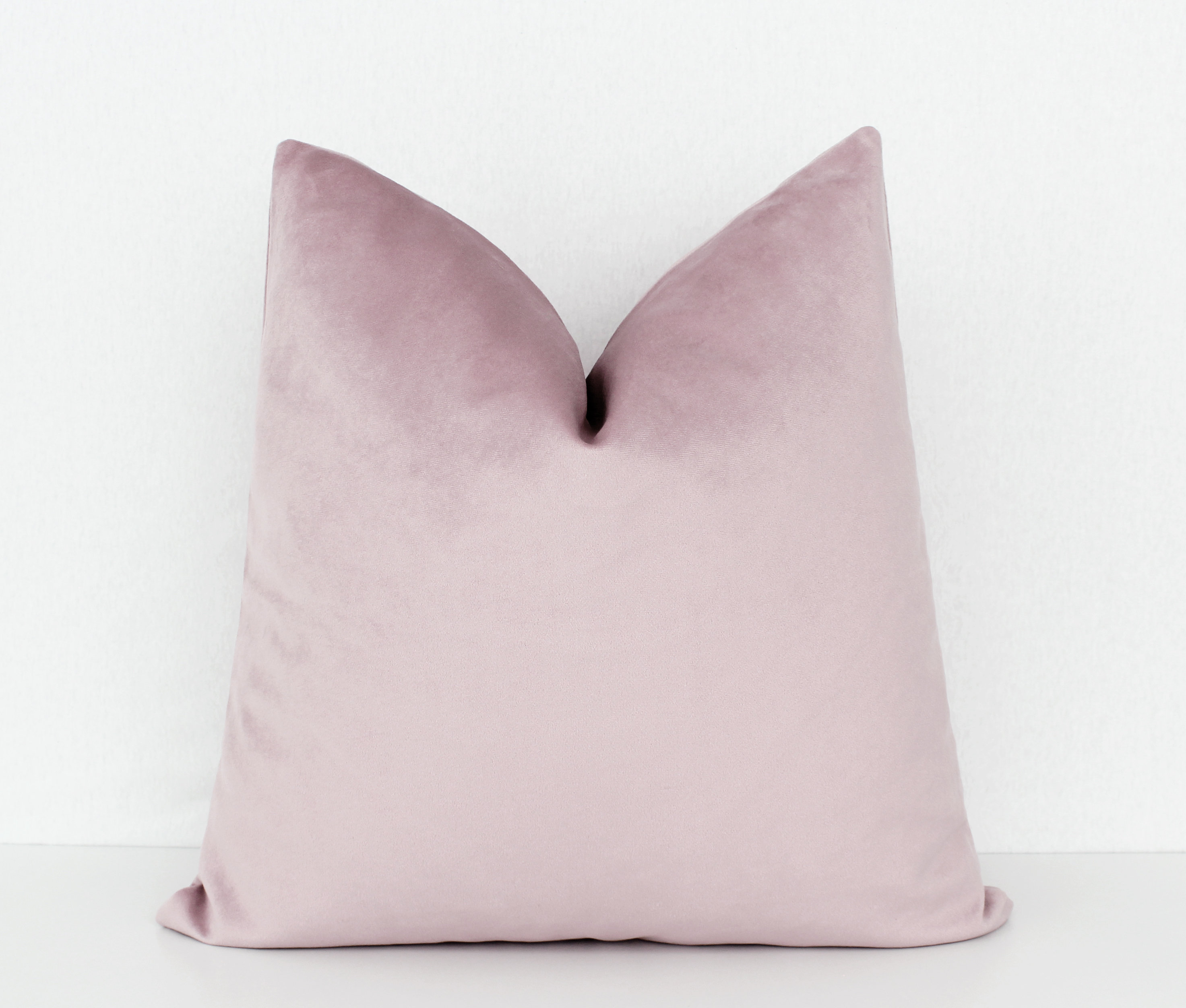 pink plush throw pillow