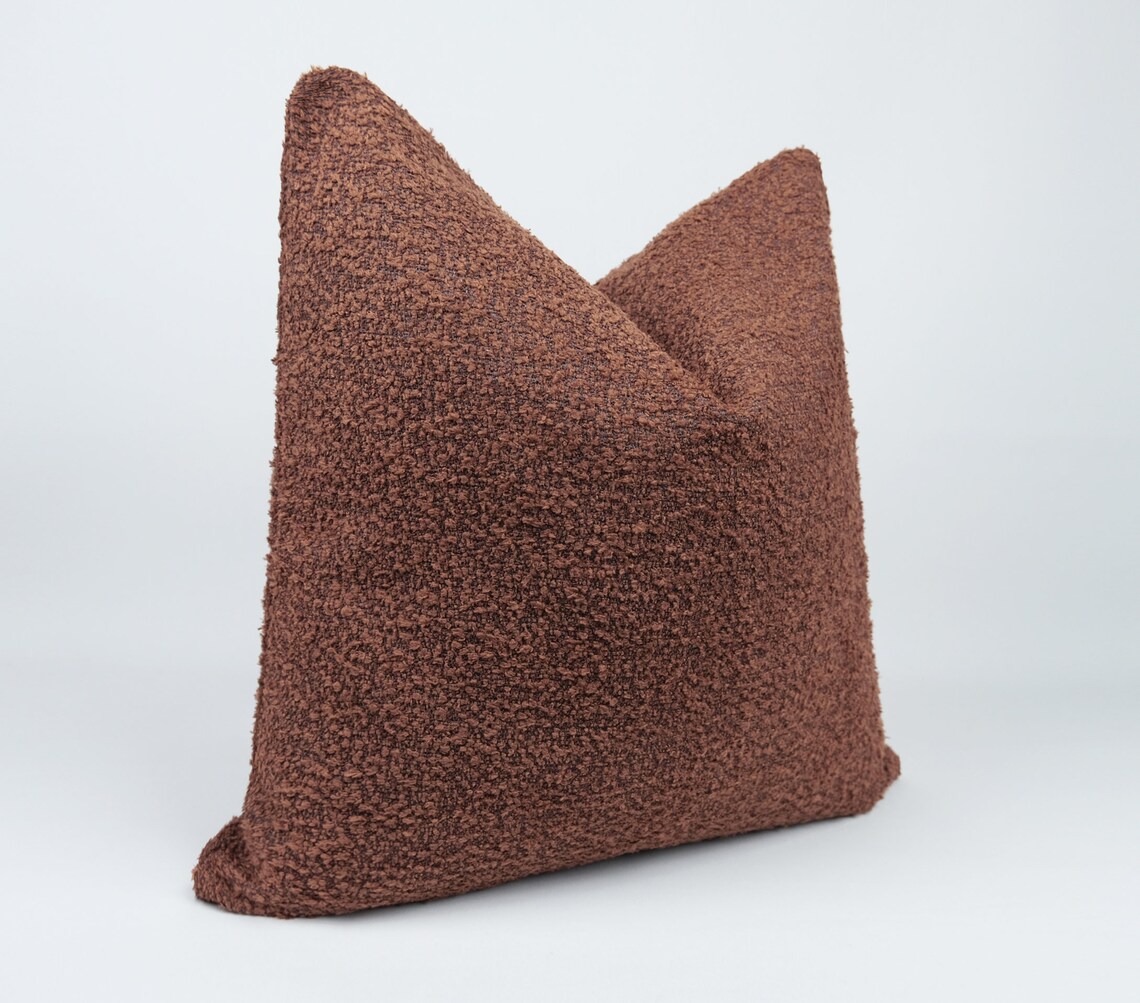 Terracotta Pillow Cover Texture Terracotta Pillow Case Brown Etsy