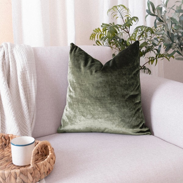 Moss Green Pillow Etsy