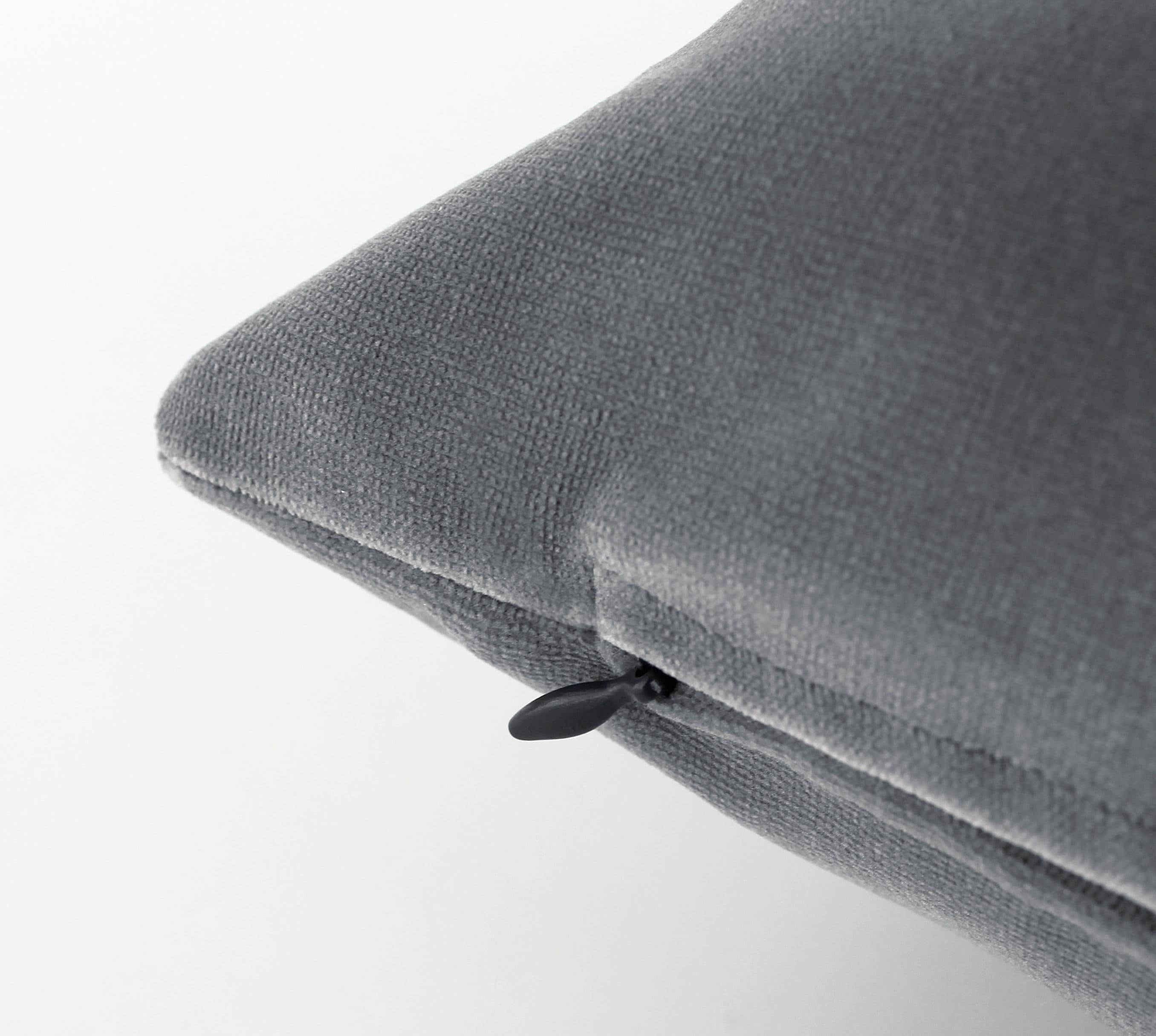 Light Grey Velvet Throw Pillow Cover 14x36 Lumbar Pillow Etsy