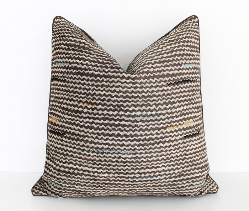 Boho Brown Pillow Cover Set Large Pillow Covers 26x26 24x24 Etsy