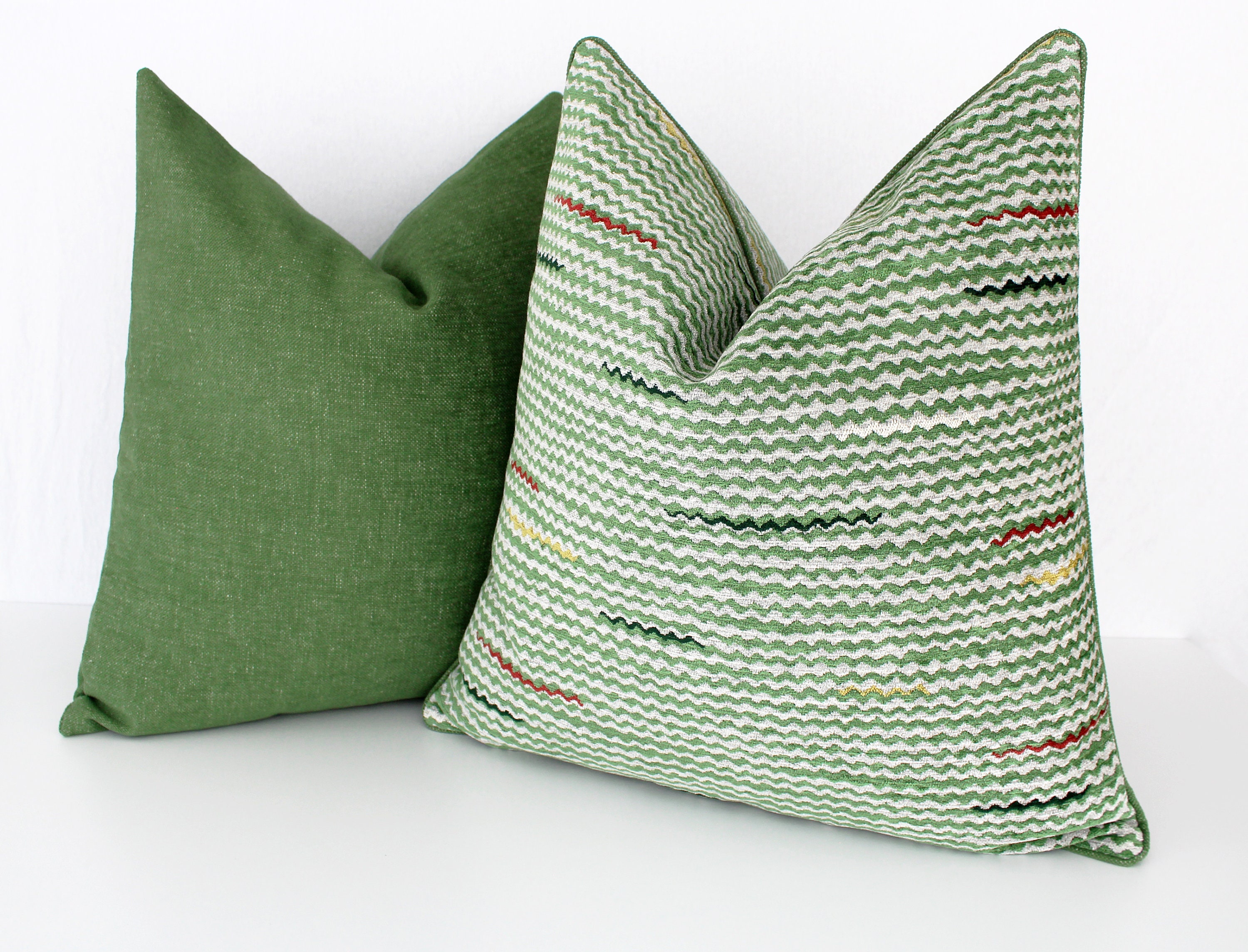 Luxury Sage Green Pillow Cover Set 16x16 24x24 26 X 26 Olive Etsy India