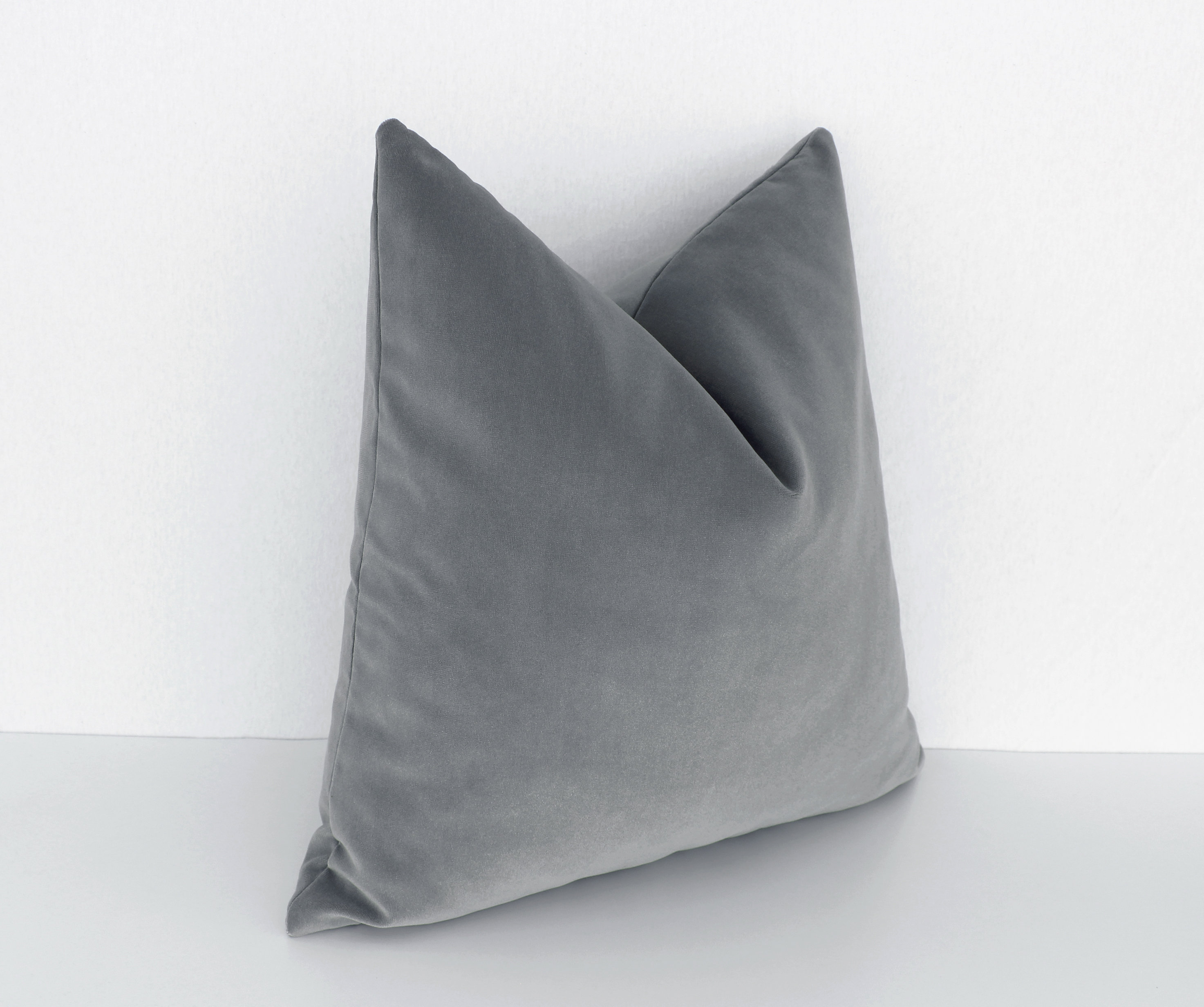 Light Grey Velvet Throw Pillow Cover 14x36 Lumbar Pillow Etsy