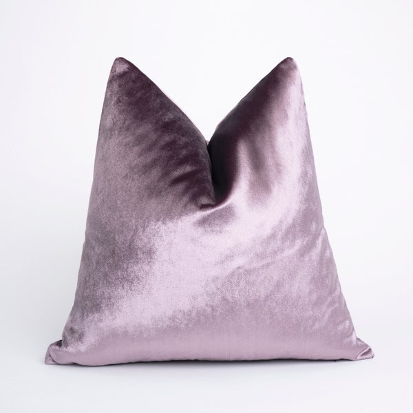 Purple Velvet Pillow Etsy