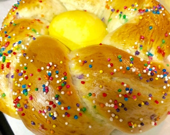 Italian Easter Bread / holiday / gift /party/ Easter Bread/ Sweet Bread/ Brioche/ Bread/ Anise/ Anisette