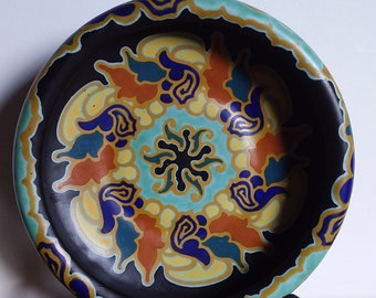 art deco bowl Regina Gouda pottery decor Argos