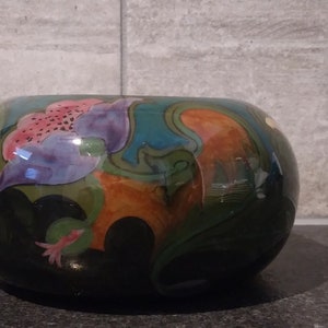 Gouda pottery art nouveau bowl pottery bakery Zuid Holland Gouda ca 1905