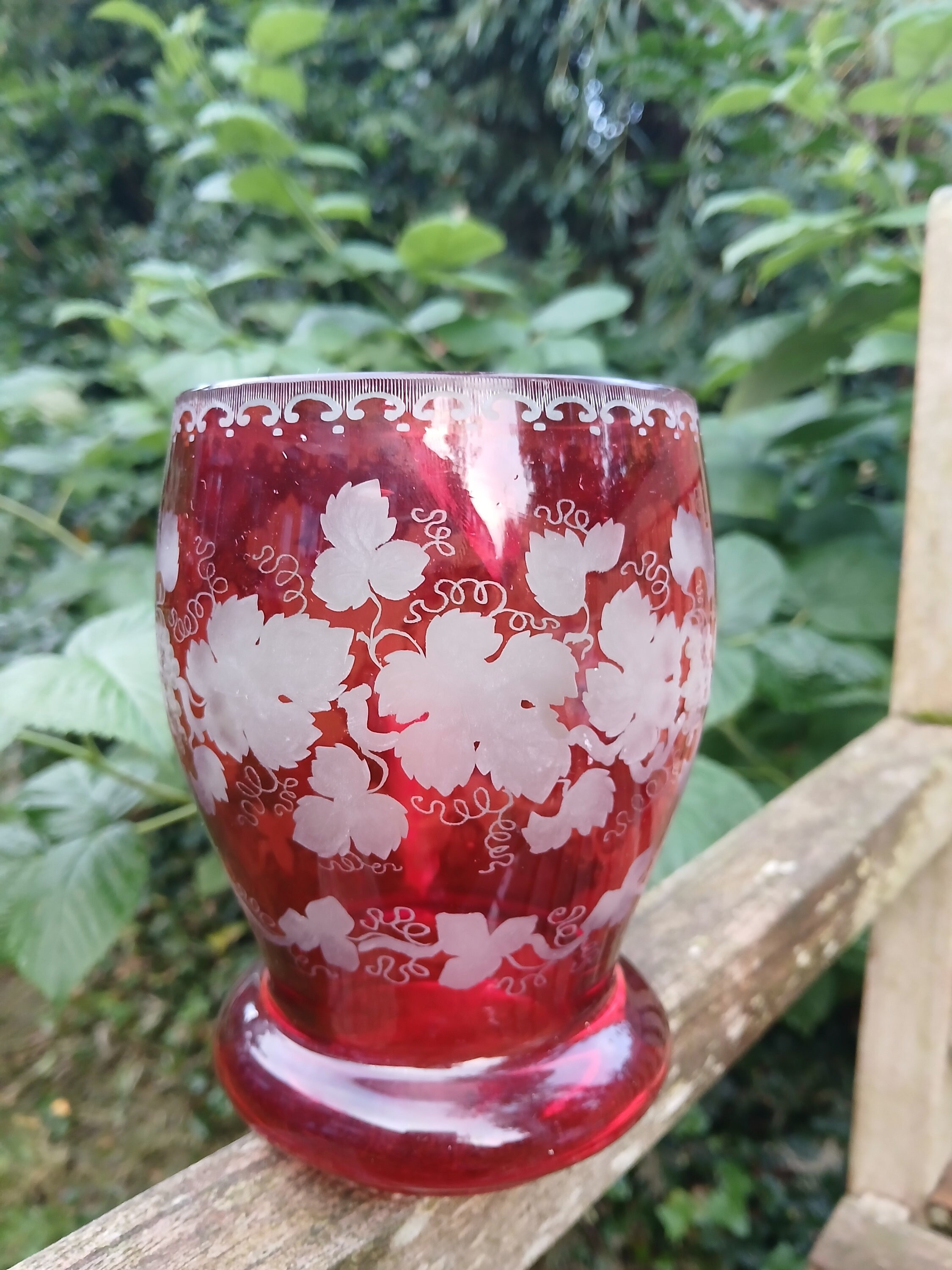 Bohemia Glass Grapevine - Etsy