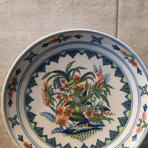 Wall plate Makkum Tichelaar Delft polychrome