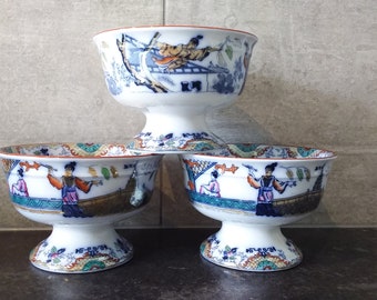 3 cupboard bowls Societe Ceramique Timor