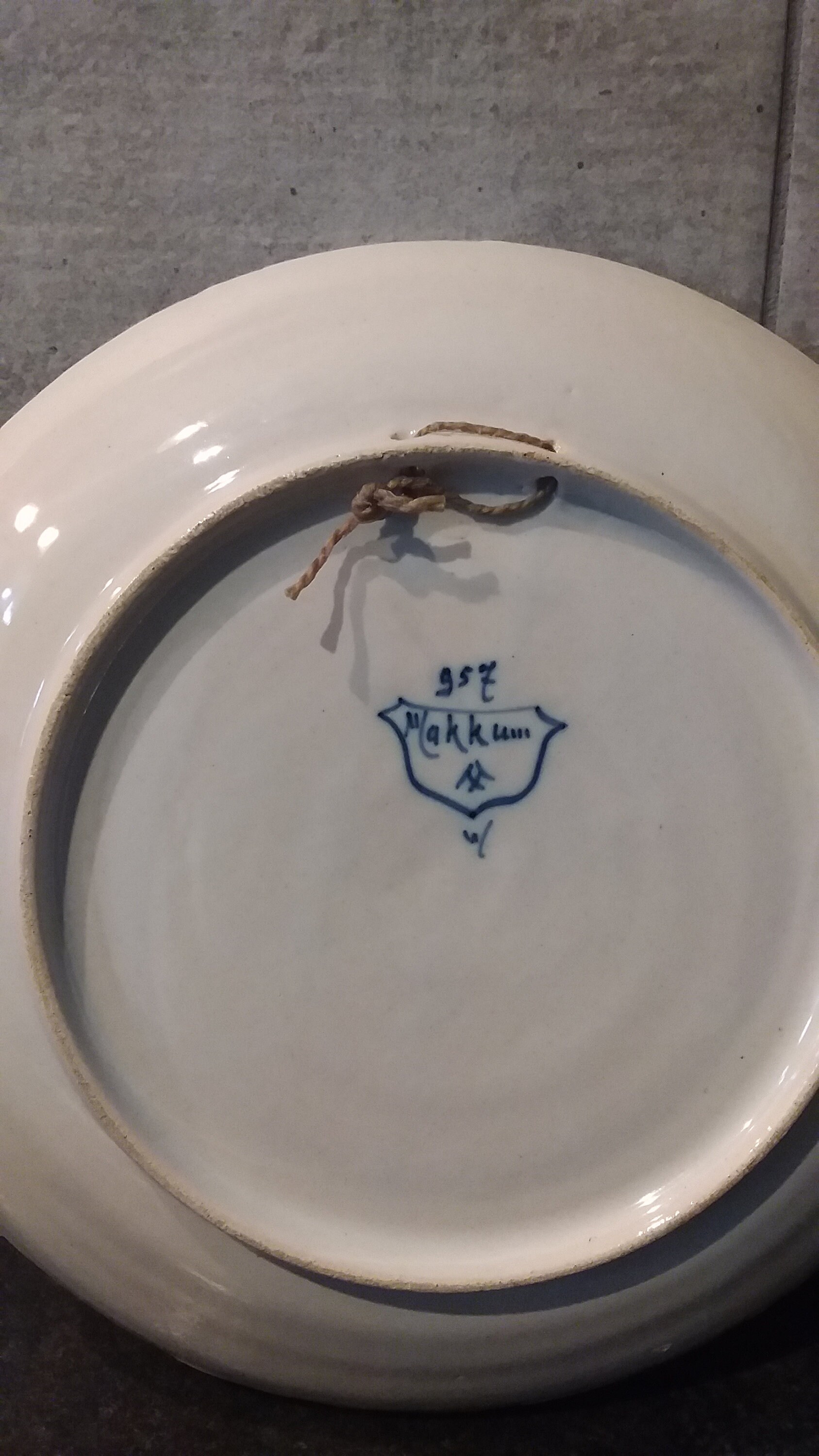 オランダ　MAKKUM 壁がけお皿 オランダ MAKKUM 壁がけお皿 壁プレート Makkum Tichelaar Delft ポリ