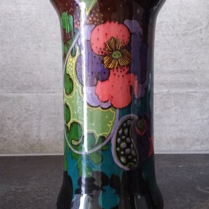 Art Nouveau Ivora Gouda pottery vase