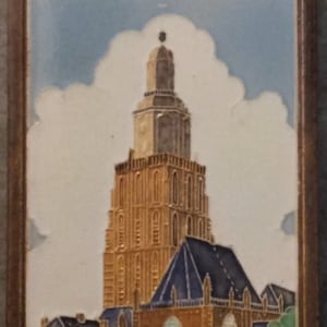 Westraven Utrecht cloisonne tile Zutphen St Walburg tower