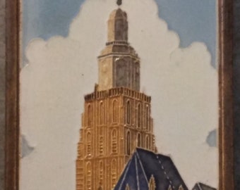 Westraven Utrecht cloisonne tile Zutphen St Walburg tower