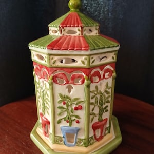 Porta-velas de porcelana natalina Villeroy e Boch