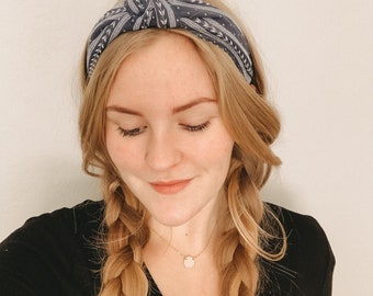 Knotted Headband for Women, fabric headband with knot, wide headbands for girls, Twist Headband, Women’s Hair Accessories