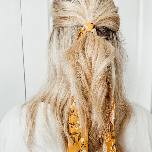 Floral Mustard Hair Scarf for Ponytail Cotton Scarf for Hair - Etsy Floral Mustard Hair Scarf for Ponytail Cotton Scarf for Hair - Etsy