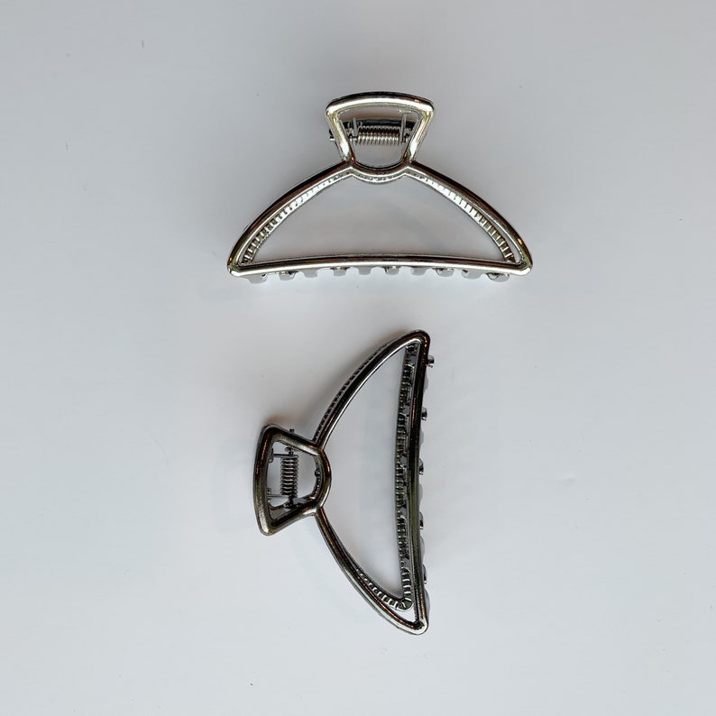 Large Metal Hair Claws for Women Metal Hair Claw Clip Hair Etsy
