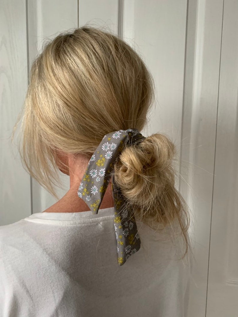 Hair Scarf For Ponytail Hair Scarf Ponytail Floral Hair Etsy