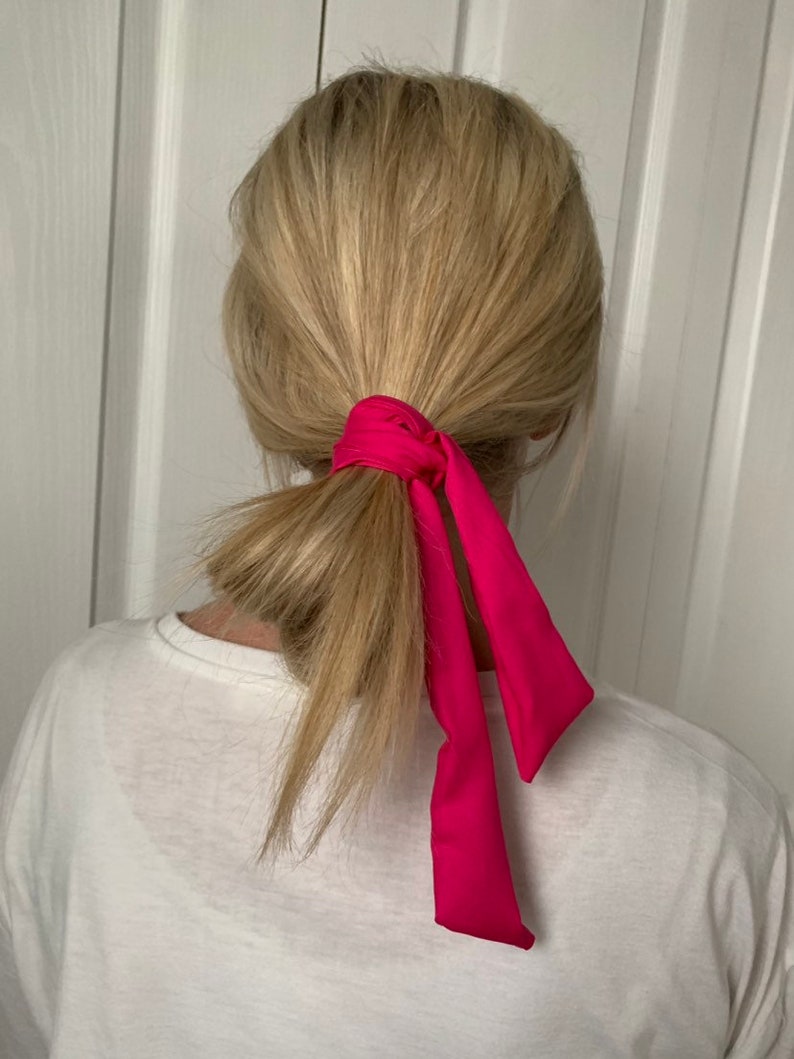 Hair Scarf For Ponytail Hair Scarf Ponytail Pink Hair Scarf Etsy