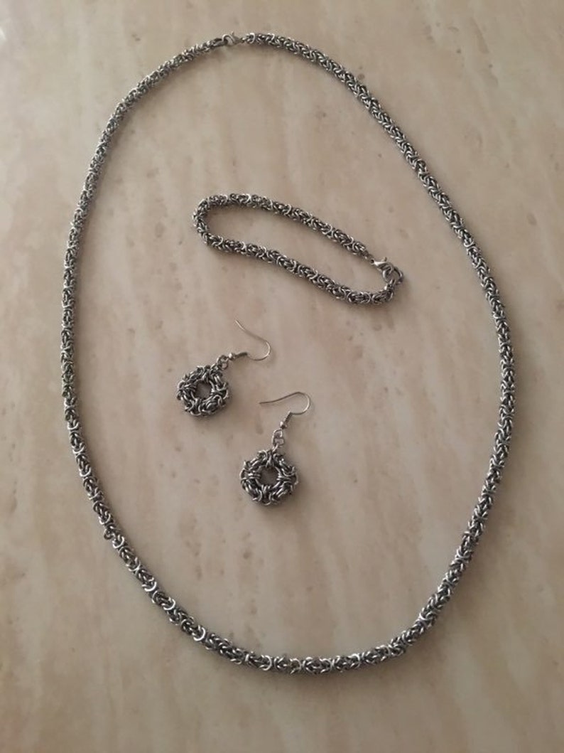 chainmaille Chainmail Jewlery Set chainmail chain maille chain mail