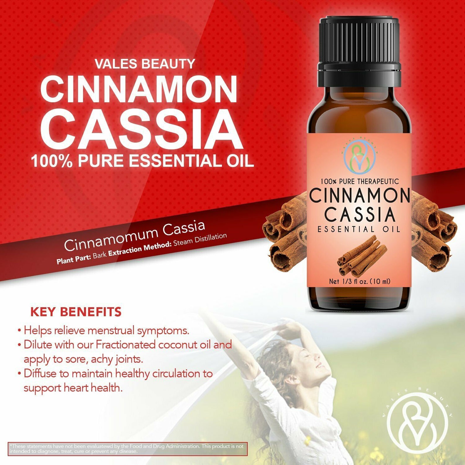 Cinnamon Cassia Essential Oil 10 Ml 100 Pure & Natural Etsy