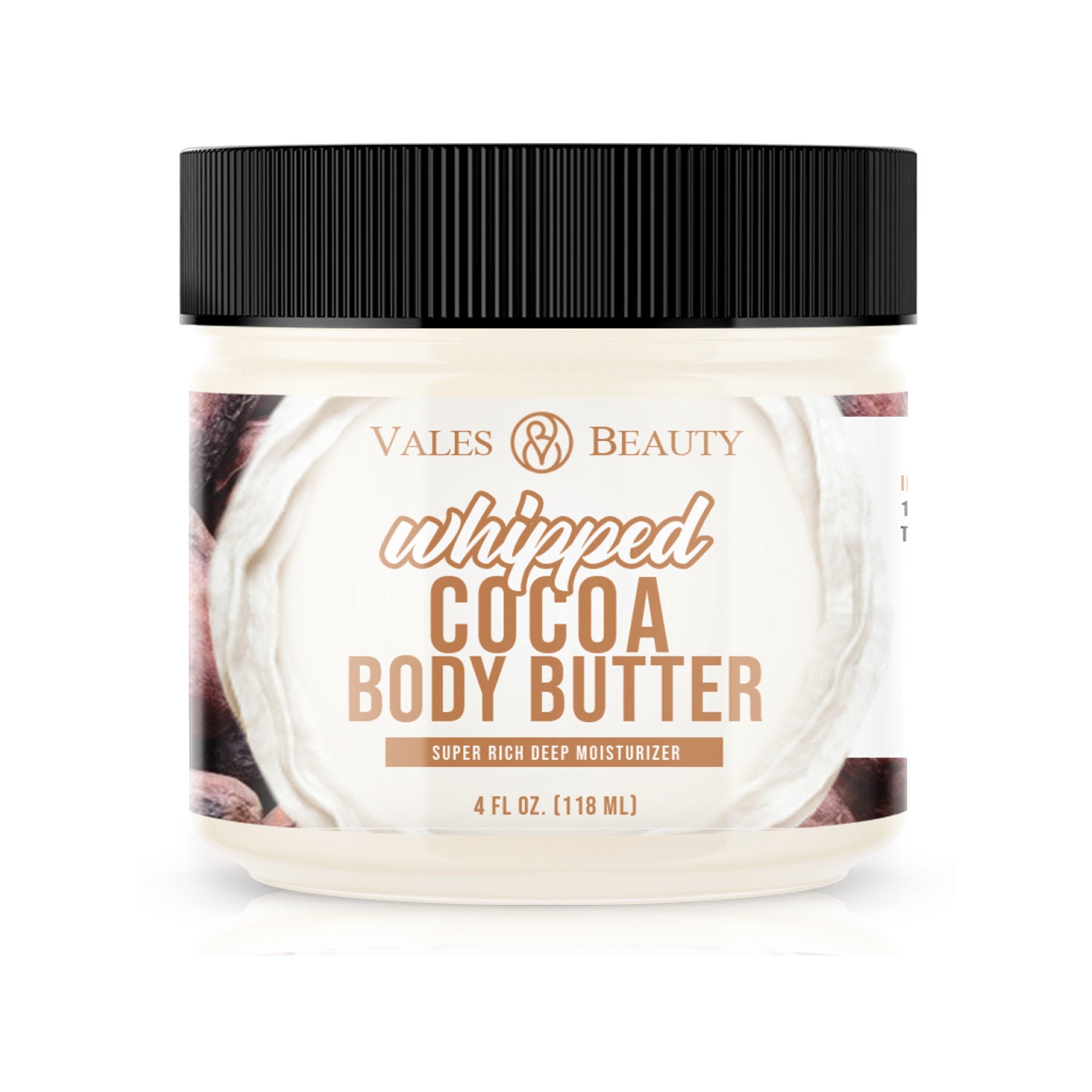 Cocoa Butter and Shea Body Butter Cream 4oz 100 Raw Natural Etsy