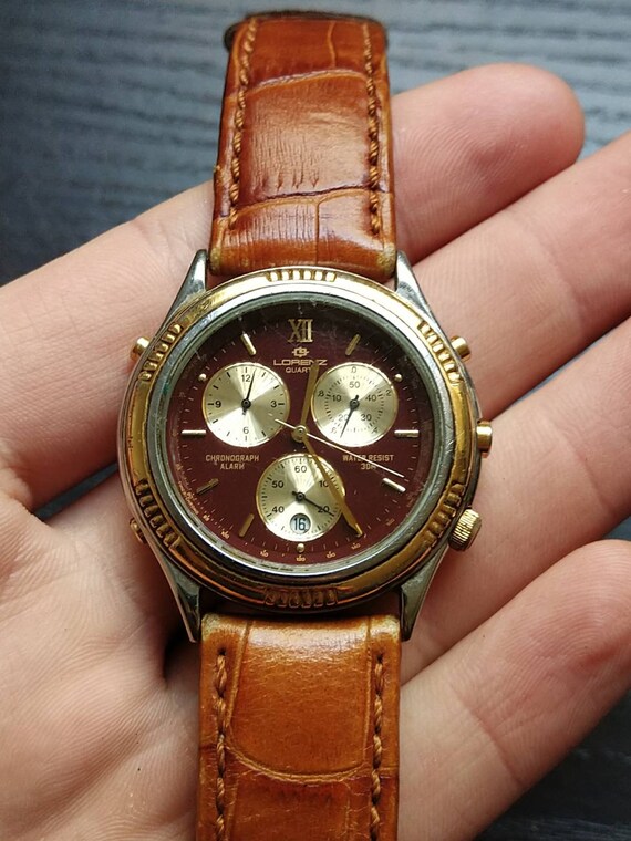 Vintage Lorenz Quartz Chronograph and Alarm Watch Working With | Etsy
