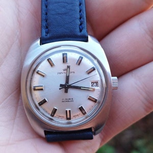 Vintage Pryngeps Schweizer Uhr Handaufzug