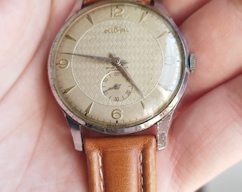 Delbana jumbo manual wind watch vintage