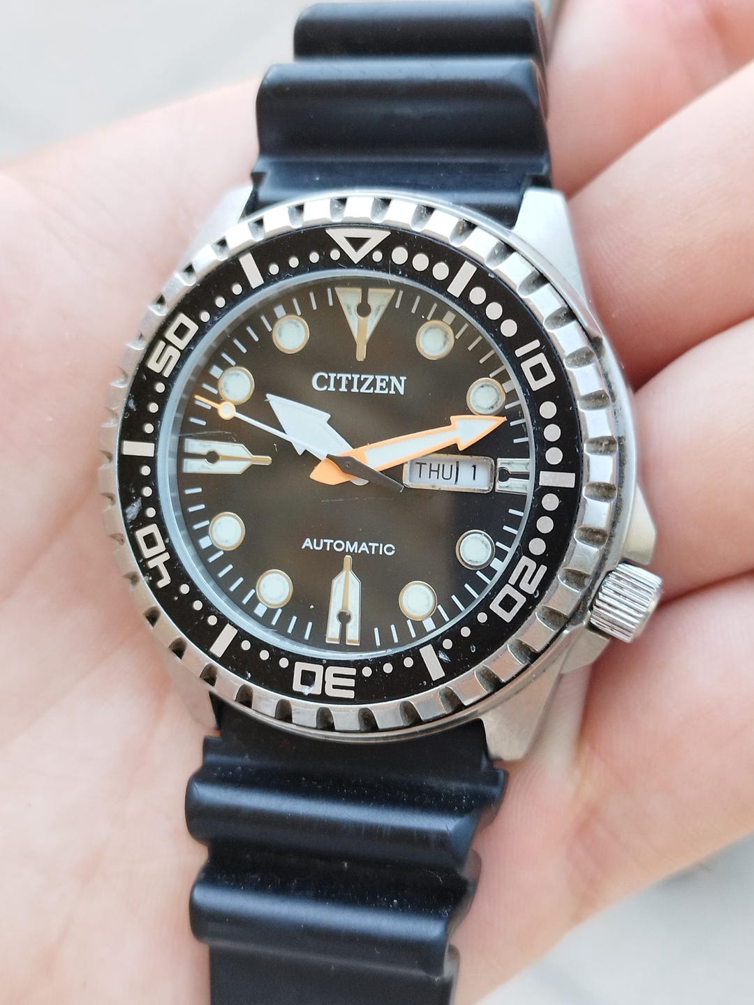 Citizen Diver Watch Vintage Automatic Mechanical Canada