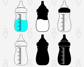 Download Silhouette Baby Bottle Svg Ilmu Pengetahuan 2