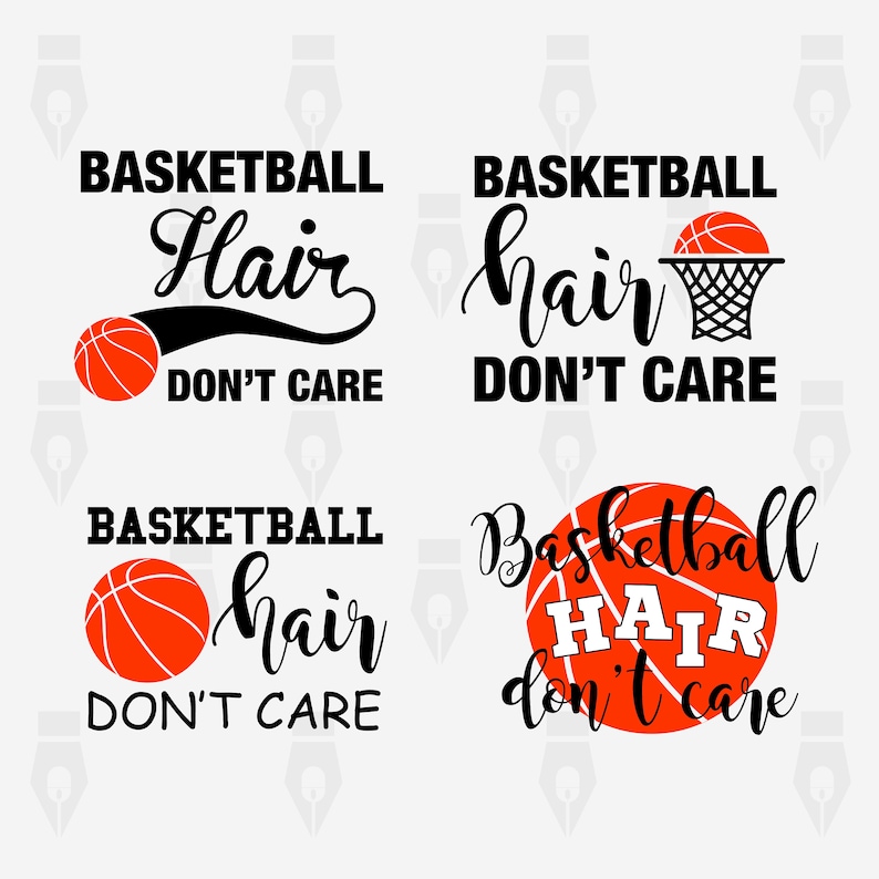 Cutting or more Printing dxf png Instant files included svg Basketball svg Basketball Hair Don/'t Care digital clipart file for Design