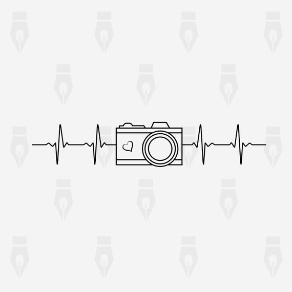 Download Camera Heartbeat svg Camera Heartbeat digital clipart ...