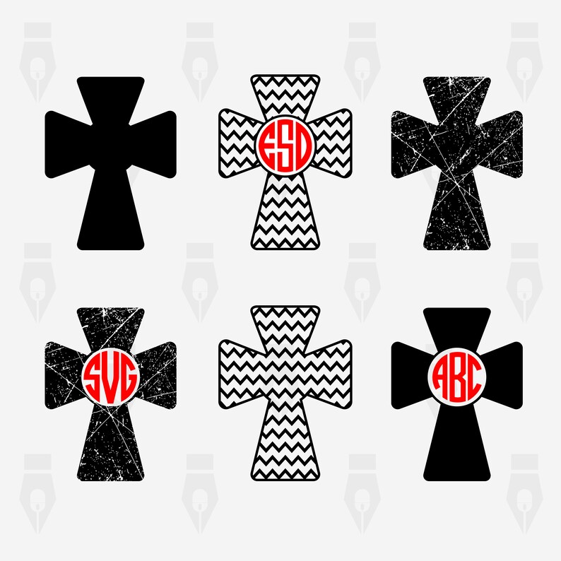Download Dxf Distressed Cross Cross Cross Monogram Digital Clipart Files For Design Printing Png Instant Files Included Svg Cutting Or More Visual Arts Printing Printmaking Kientructhanhdat Com