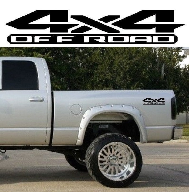 Dodge RAM 4x4 OFF ROAD 1500 2500 Dakota Truck Decal Set Vinyl Etsy