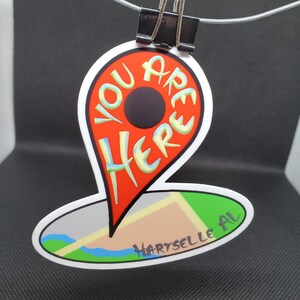 You Are Here Hartselle, Alabama Vinilo Calcomanía Sticker
