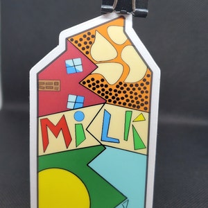 Hand Drawn Milk Carton Abstract Vinyl Sticker Water Bottle Laptop Decal