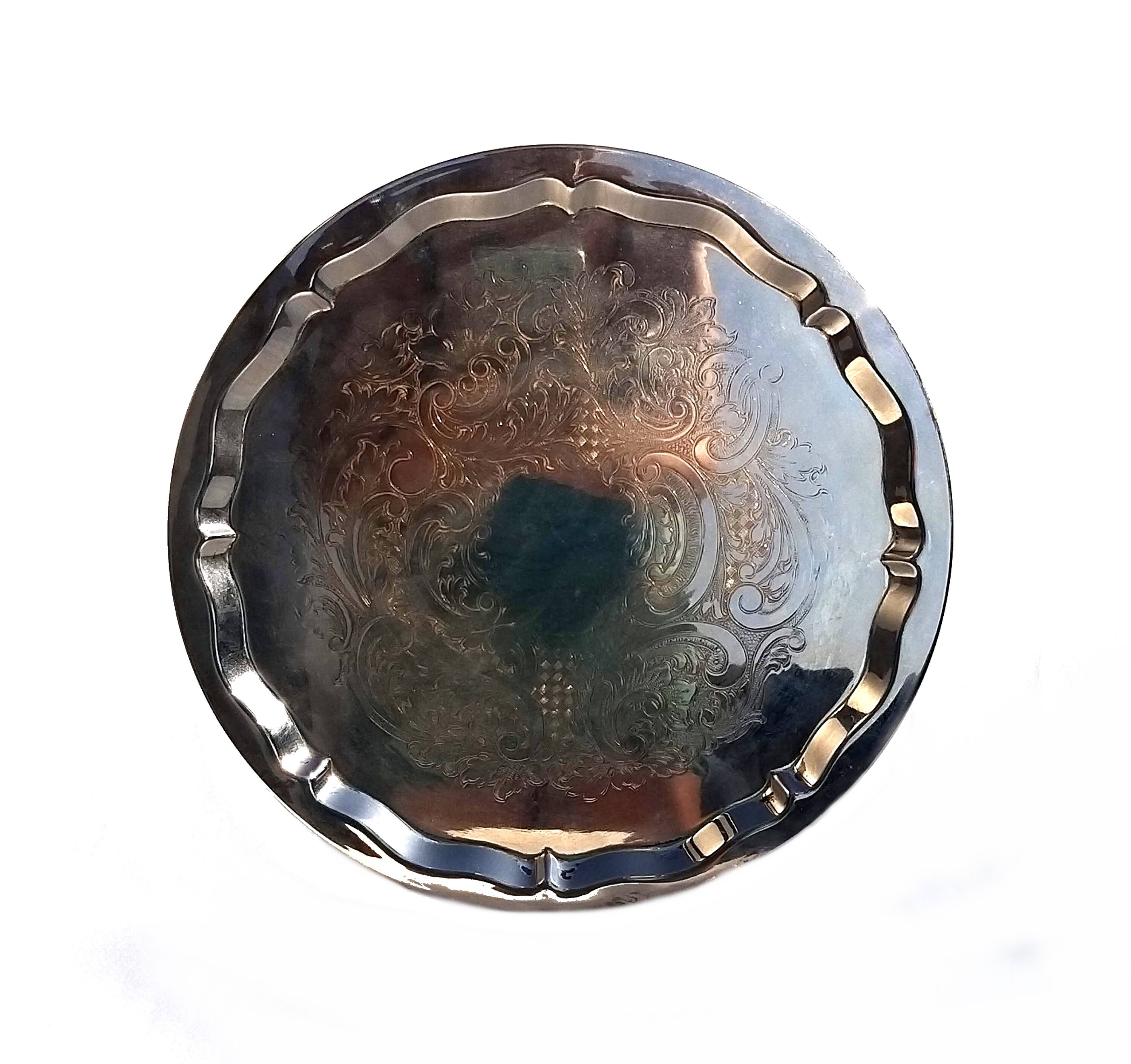 FALSTAFF シルバープレート トレー 30cm イギリス製 ENGLAND FALSTAFF シルバープレート トレー 30cm イギリス製 ENGLAND