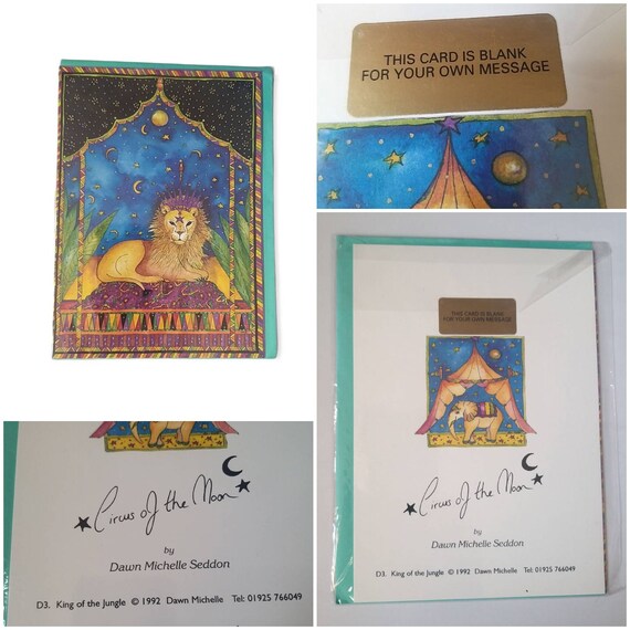 Vintage 1992 Circus of the Moon by Dawn Michelle Seddon Carousel