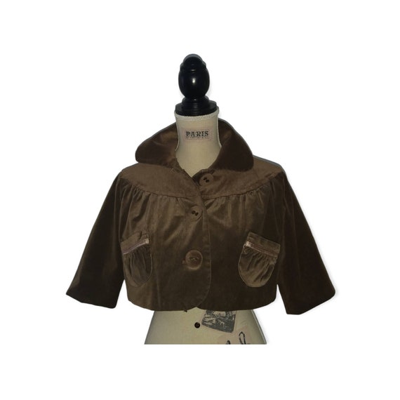 Vintage Made in Japan as Know as Brown 100% Cotton Lined Brown 