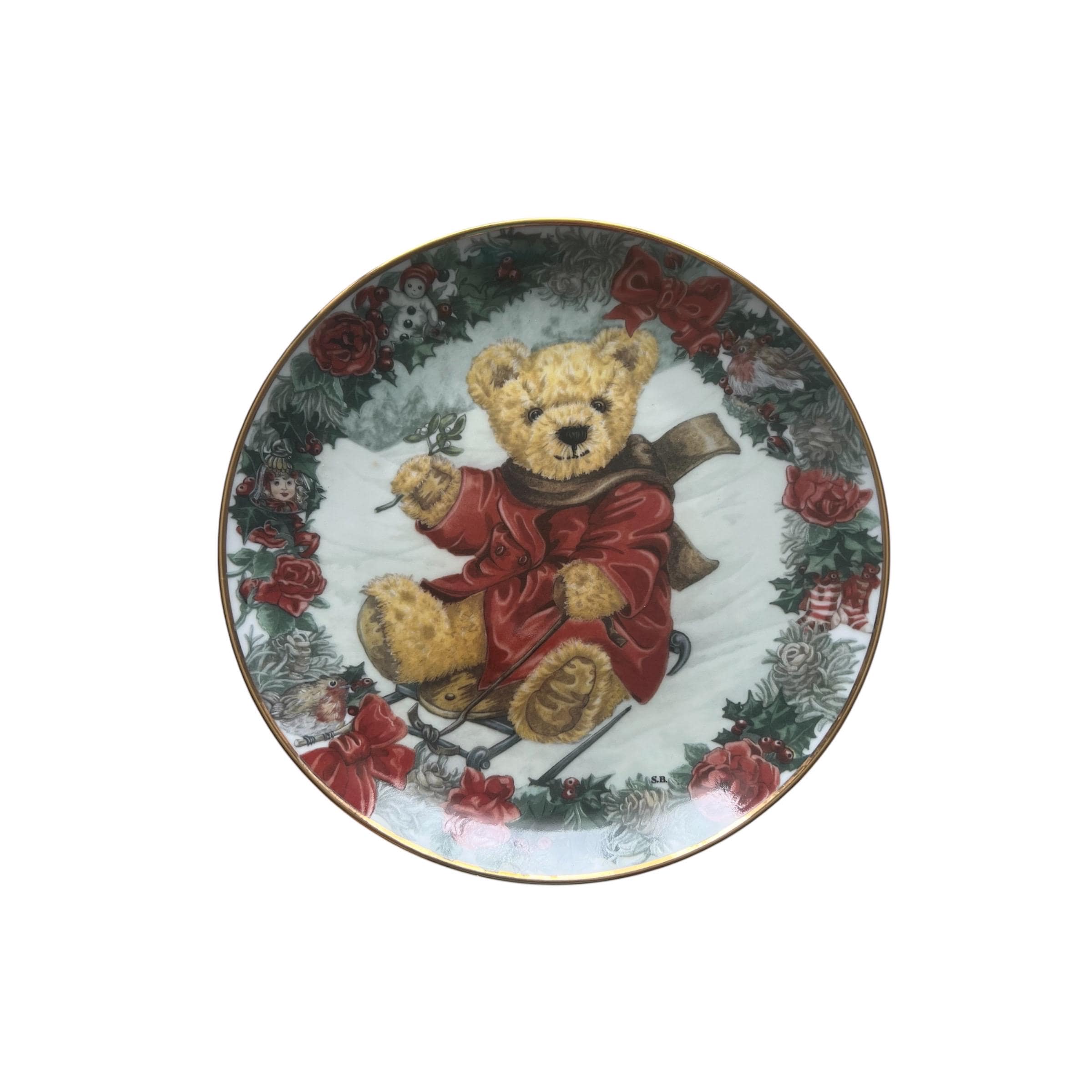 Franklin Mint Teddy Bear Plate Collection - Etsy