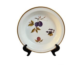 ロイヤルウースターの美しいイヴシャム「M」磁器製9インチのフラン