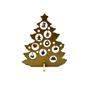 新品　英国「Elizabeth Harbour」Christmas Tree' Christmas Tree – wooden mantle ornament