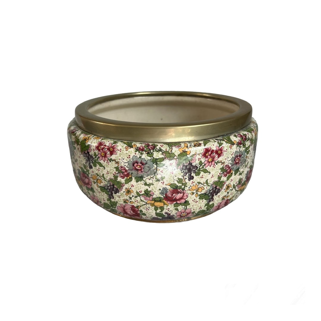 ヴィンテージ アールデコ ウィリアムウッド&カンパニー チンツパターン