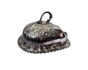 Corbell Silver Company ビンテージ バターディッシュ