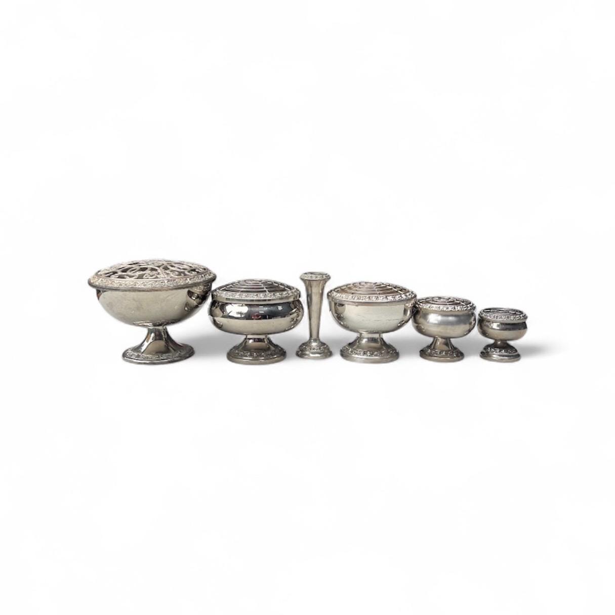 Silver rose bowl - Etsy 日本